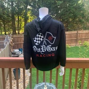 On D Gas Racing Fleece Hoodie | M | Black New!!